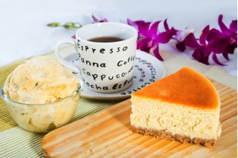 Rich Durian Baked Cheese Cake